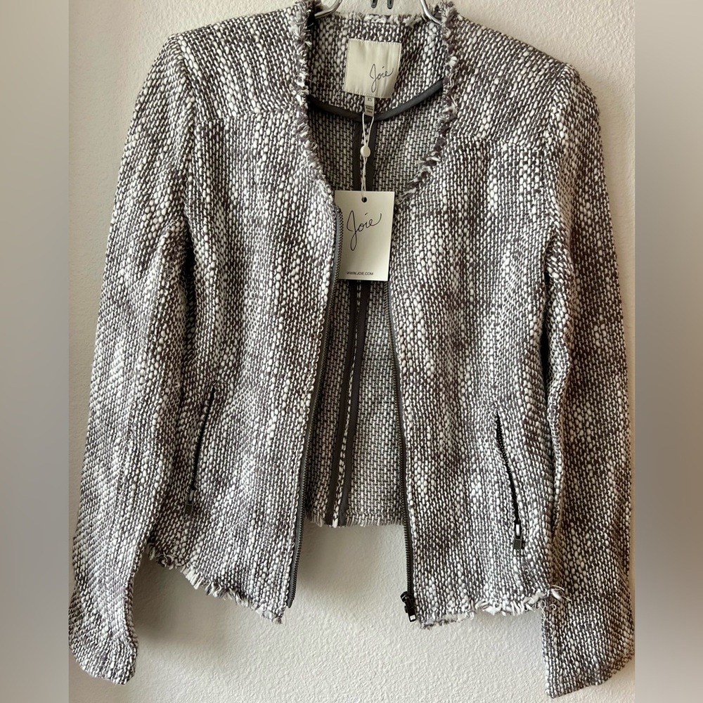 Women's Fringe Tweed Jacket